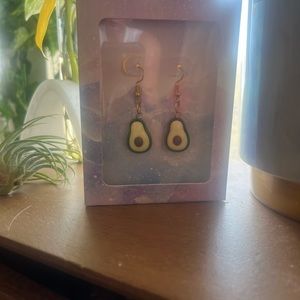 Handmade Avocado Earrings